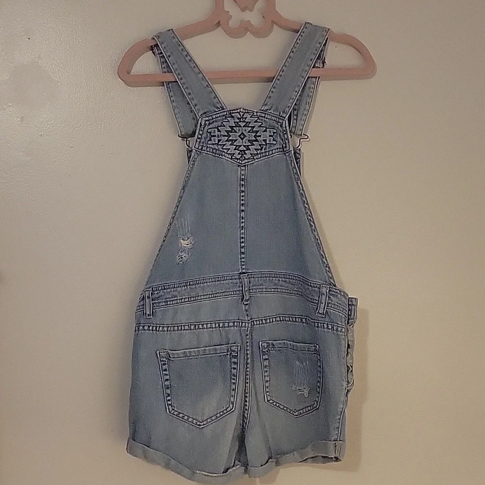 FOREVER 21 Junior Denim Overalls, Size: 27